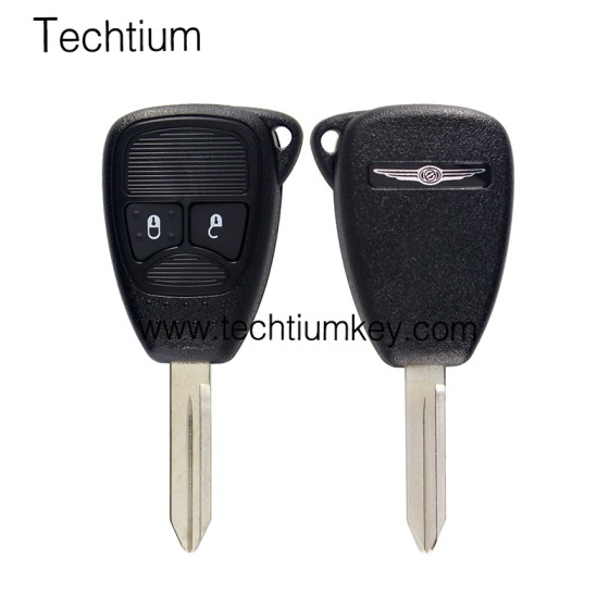 with battery clamp 2 button remote key shell for Chrysler